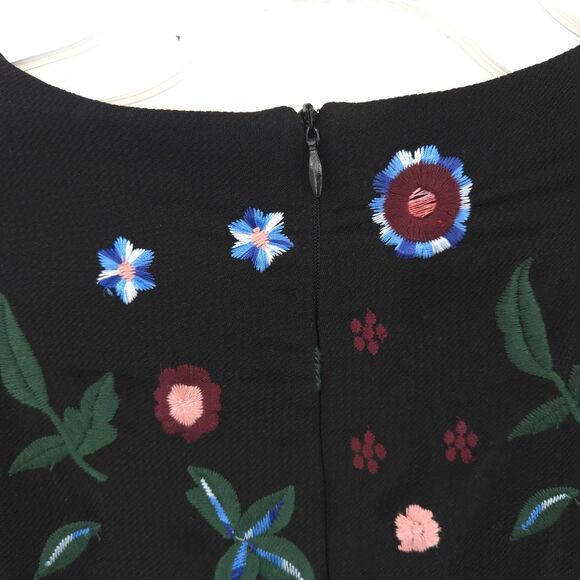 Zara mini dress floral embroidery Size L - Picture 10 of 11